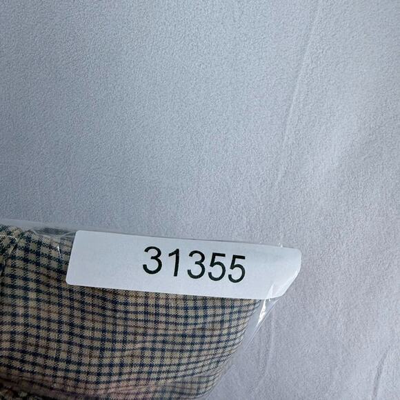 J Crew Shirt Men's Small Brown Linen Baird Mcnutt Irish Point Houndstooth NEW - Picture 12 of 12